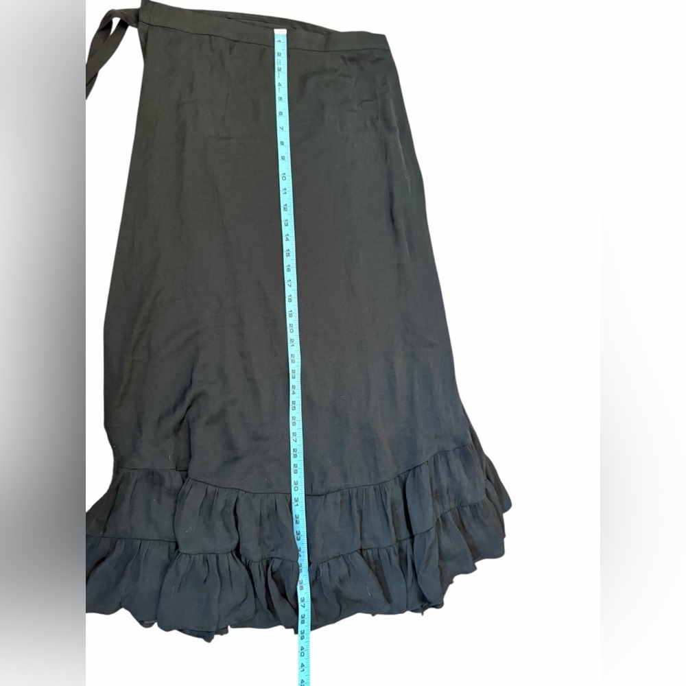 Free People Black Rendezvous Crop Top amd Maxi Wrap Skirt Set Womens Sz XL NWT - Picture 16 of 16